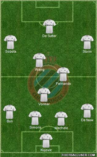 Club Brugge KV Formation 2014