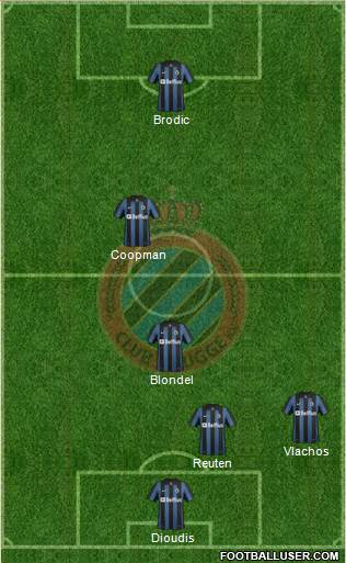 Club Brugge KV Formation 2014