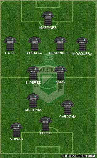 CDC Atlético Nacional Formation 2014