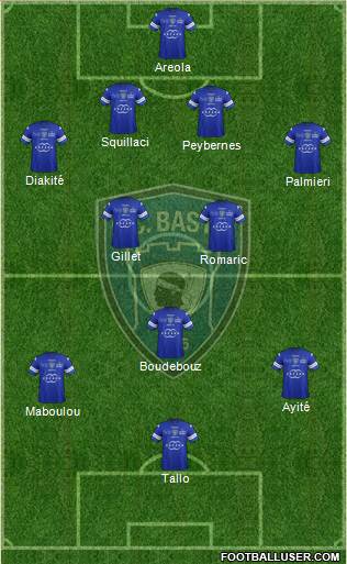 Sporting Club Bastia Formation 2014