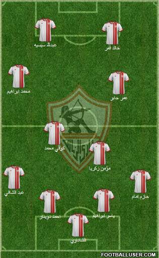 Zamalek Sporting Club Formation 2014