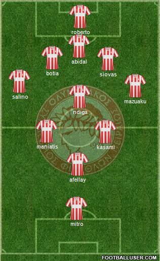 Olympiakos SF Piraeus Formation 2014