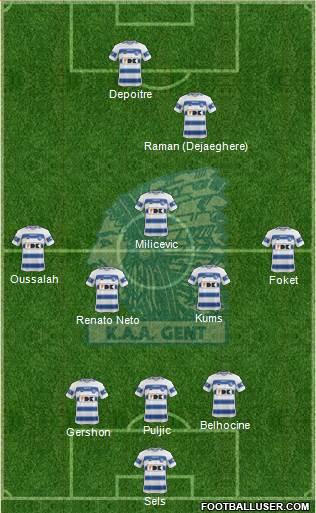 KAA Gent Formation 2014