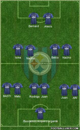 CD Huachipato Formation 2014