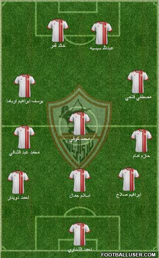 Zamalek Sporting Club Formation 2014