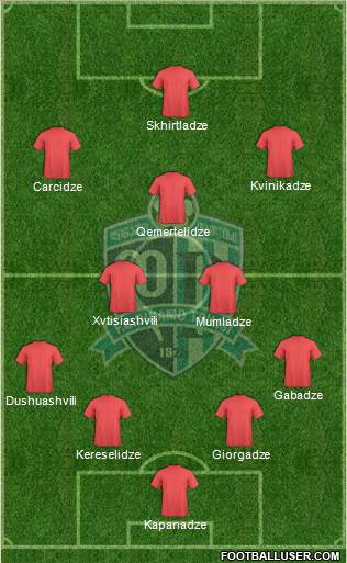 Dinamo Tbilisi Formation 2014