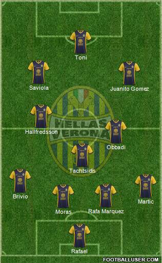 Hellas Verona Formation 2014