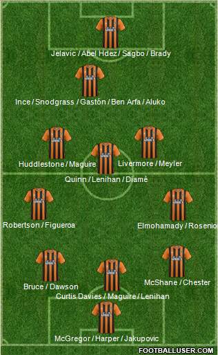 Hull City Formation 2014