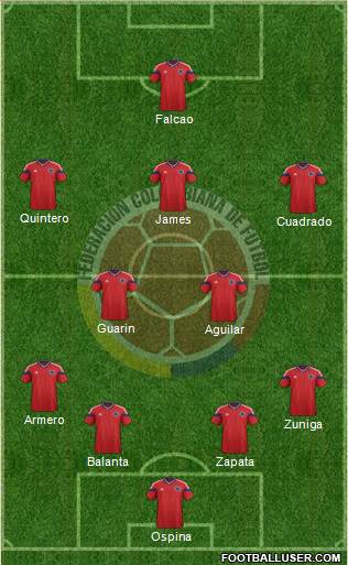 Colombia Formation 2014