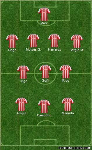 Stoke City Formation 2014