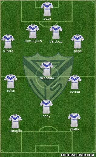 Vélez Sarsfield Formation 2014