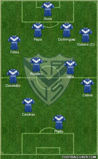 Vélez Sarsfield Formation 2014