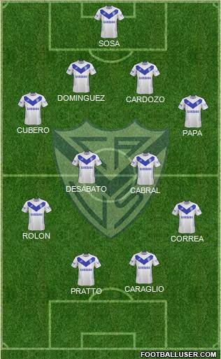 Vélez Sarsfield Formation 2014