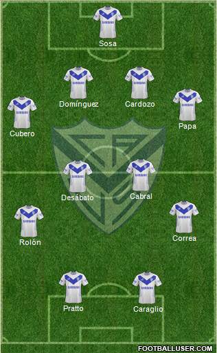 Vélez Sarsfield Formation 2014