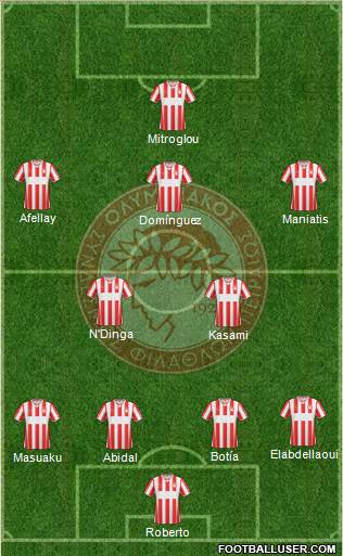 Olympiakos SF Piraeus Formation 2014