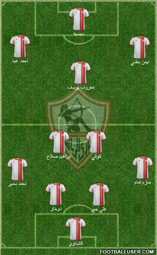 Zamalek Sporting Club Formation 2014