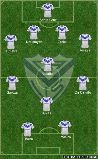 Vélez Sarsfield Formation 2014