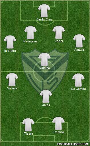 Vélez Sarsfield Formation 2014