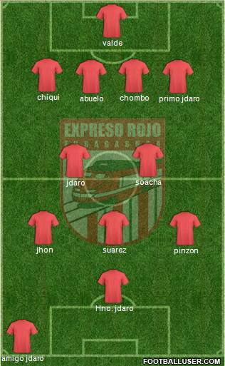 CD Expreso Rojo Formation 2014