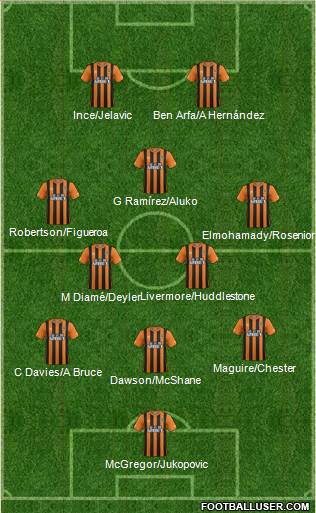 Hull City Formation 2014