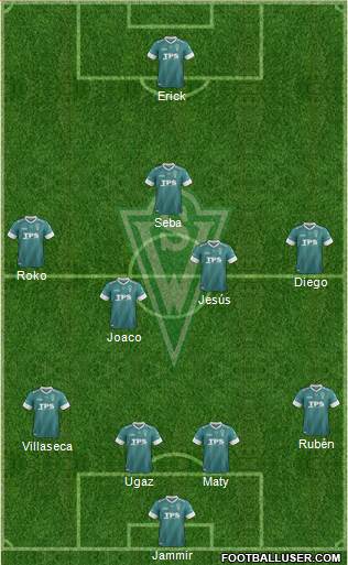 CD Santiago Wanderers S.A.D.P. Formation 2014