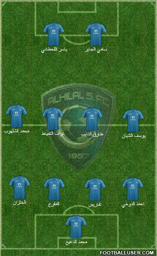 Al-Hilal (KSA) Formation 2014