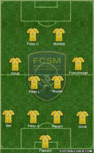 FC Sochaux-Montbéliard Formation 2014