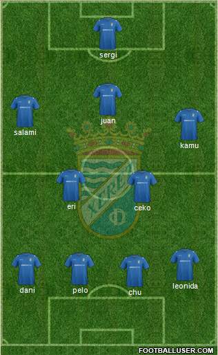 Xerez C.D., S.A.D. Formation 2014