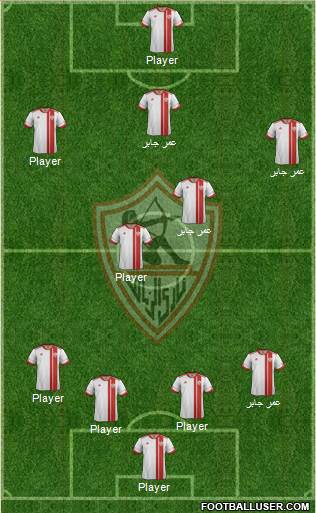 Zamalek Sporting Club Formation 2014