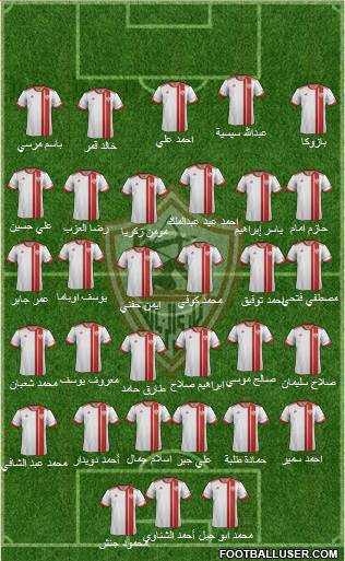 Zamalek Sporting Club Formation 2014