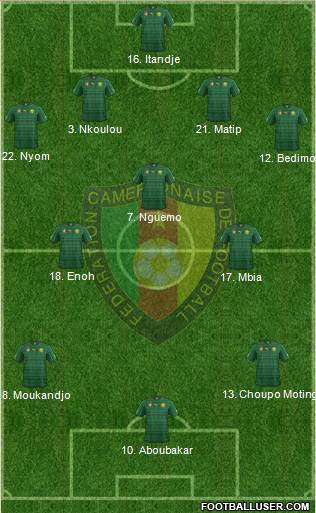 Cameroon Formation 2014