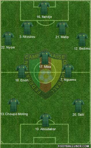 Cameroon Formation 2014