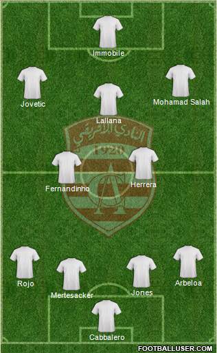 Club Africain Tunis Formation 2014