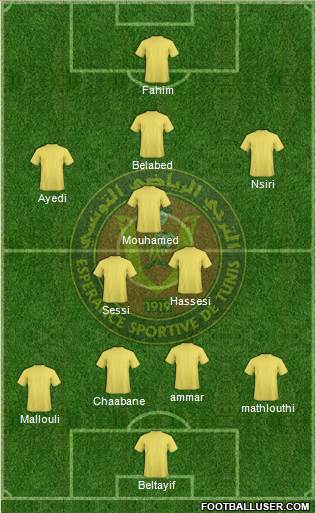 Espérance Sportive de Tunis Formation 2014