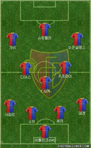 FC Basel Formation 2014