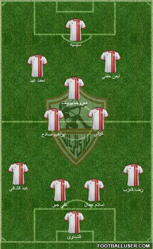 Zamalek Sporting Club Formation 2014