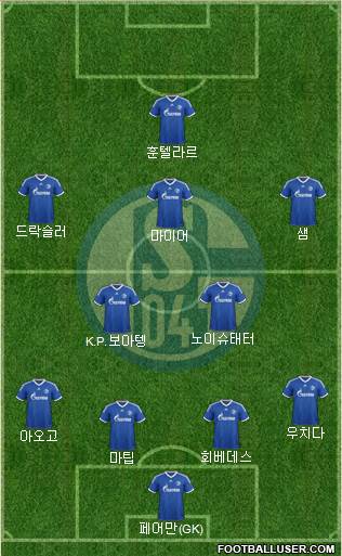 FC Schalke 04 Formation 2014