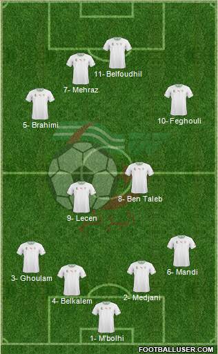 Algeria Formation 2014