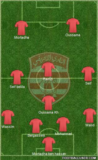 Club Africain Tunis Formation 2014