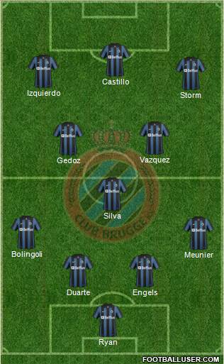 Club Brugge KV Formation 2014