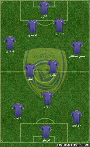 Al-Nassr (KSA) Formation 2014