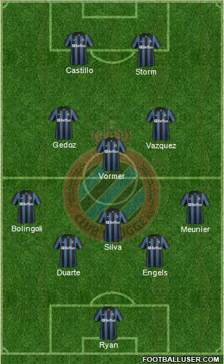 Club Brugge KV Formation 2014