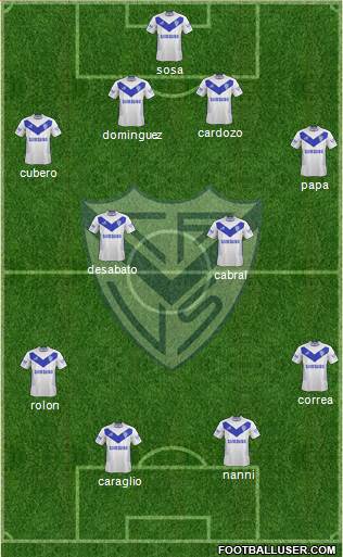 Vélez Sarsfield Formation 2014