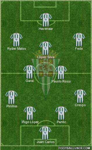 Córdoba C.F., S.A.D. Formation 2014