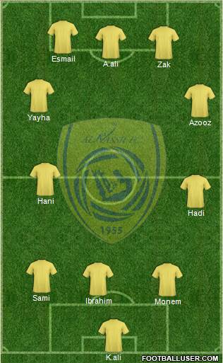 Al-Nassr (KSA) Formation 2014