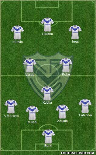 Vélez Sarsfield Formation 2014