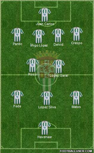 Córdoba C.F., S.A.D. Formation 2014