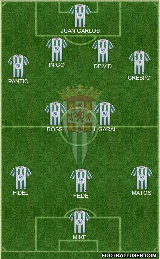 Córdoba C.F., S.A.D. Formation 2014