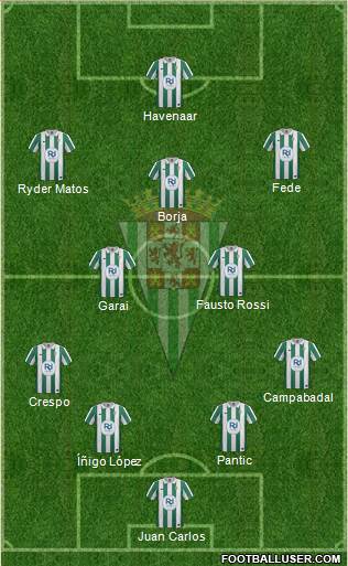 Córdoba C.F., S.A.D. Formation 2014