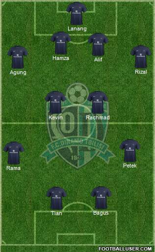 Dinamo Tbilisi Formation 2014